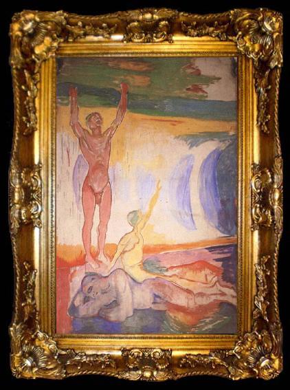 framed  Edvard Munch Wake, ta009-2